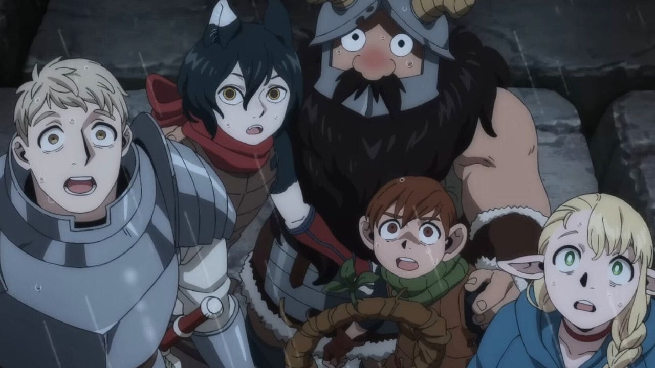 Delicious in Dungeon Season 2 anime Laios and dungeon adventure