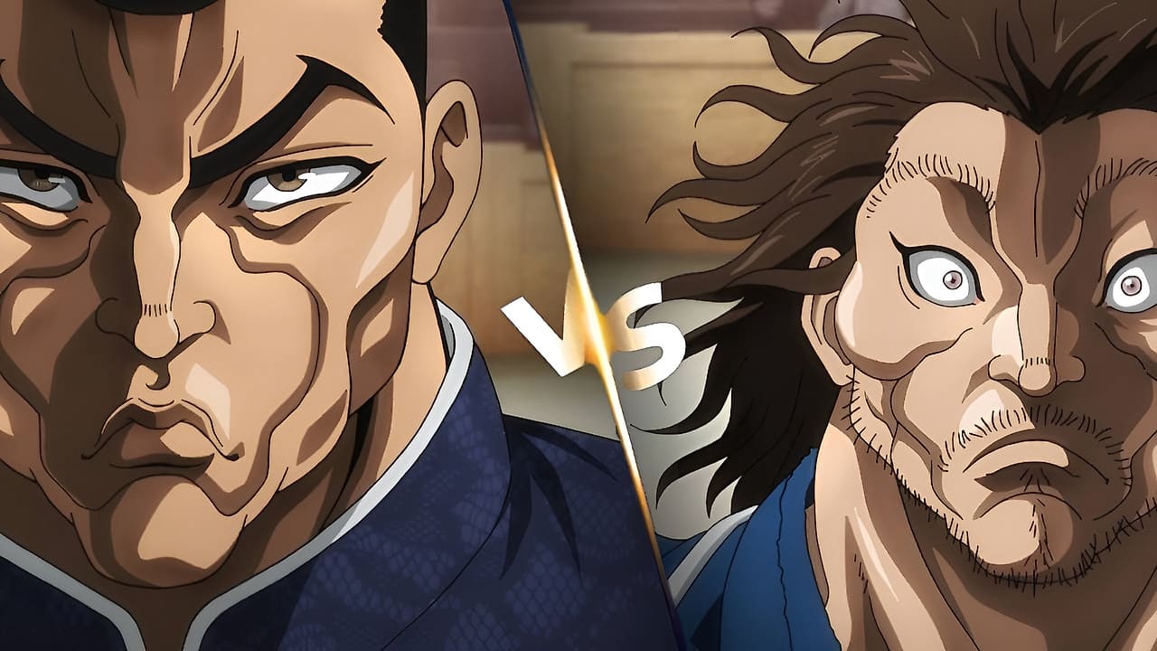 Miyamoto Musashi in Baki anime during the Invincible Samurai arc