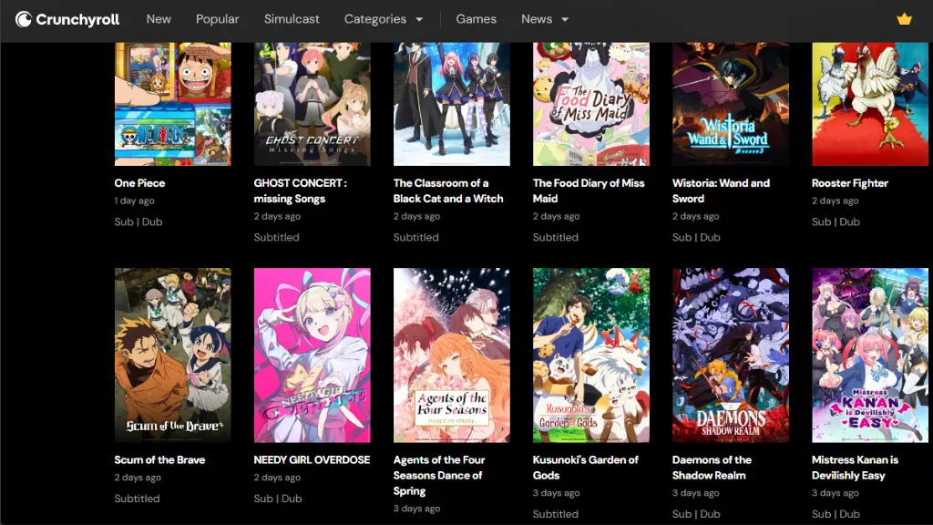 Crunchyroll Anime